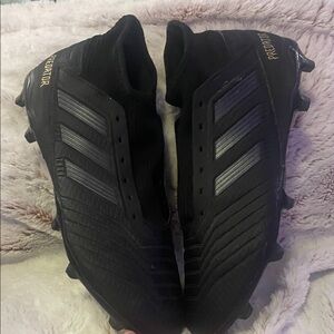 Adidas Predator Black Athletic Cleats